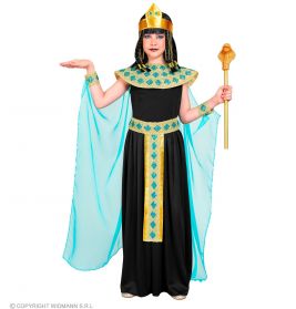 Cleopatra (Kleid mit Gürtel, Armbänder,Stirnband)116 cm