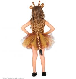 Giraffe(Kleid m. Tutu, Haarreif) 110 cm