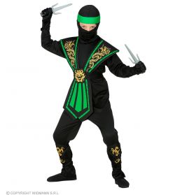 Grüner Kombat Ninja (Overall Brustr.) 116 cm