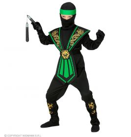 Grüner Kombat Ninja (Overall Brustr.) 116 cm