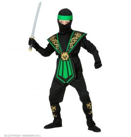 Grüner Kombat Ninja (Overall Brustr.) 116 cm