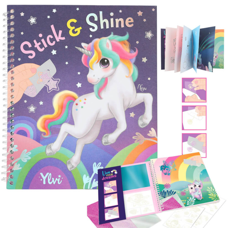 Ylvi Malbuch Stick & Shine