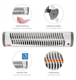EasyHeat Wickeltisch-Waermestrahler 500W