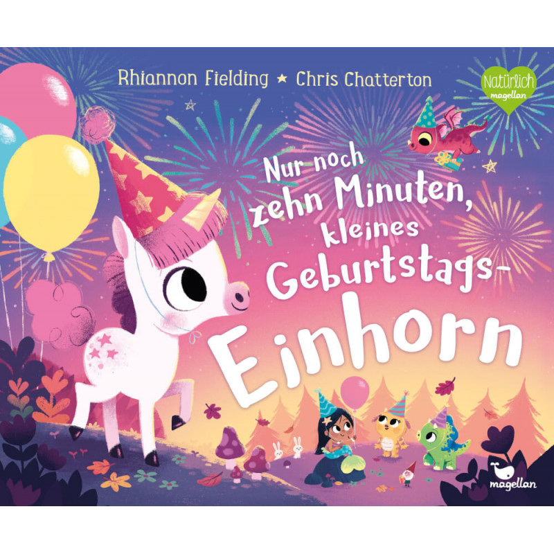 Nur noch zehn Minuten, kleines Geburtstags-Einhorn