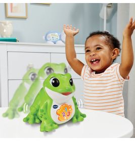 Hüpfspass-Frosch kann singen und hüpfen!