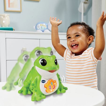 Hüpfspass-Frosch kann singen und hüpfen!
