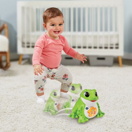 Hüpfspass-Frosch kann singen und hüpfen!