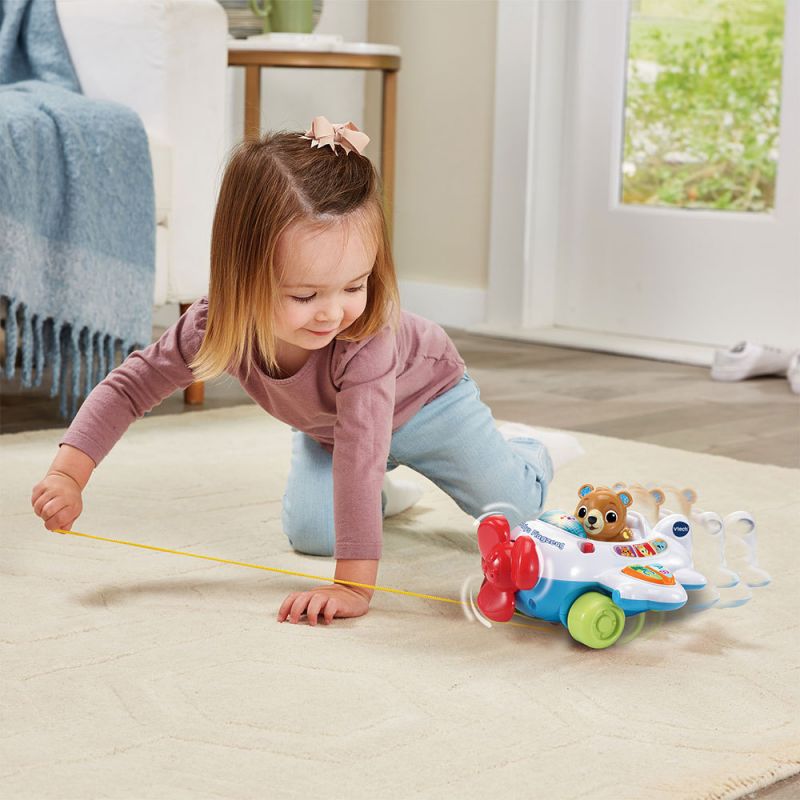 Pilot Vtech VTech Babys Flugzeug mit Bärchenpilot & Sound – Lernspielzeug ab 9 Monate