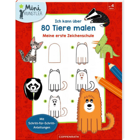 Ich kann über 80 Tiere malen