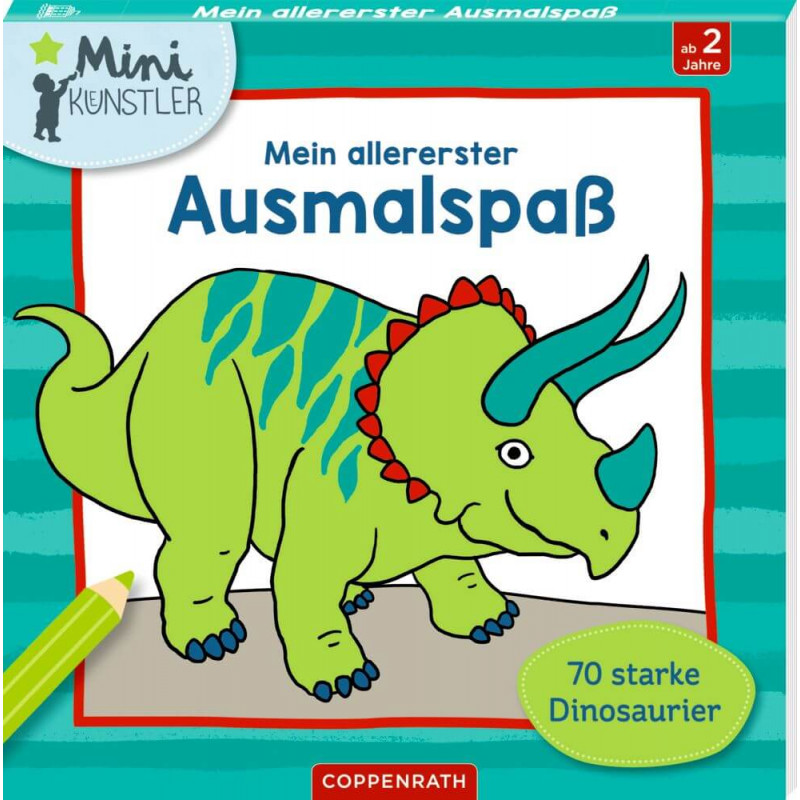 Mein allererster Ausmalspass: 70 starke Dinos