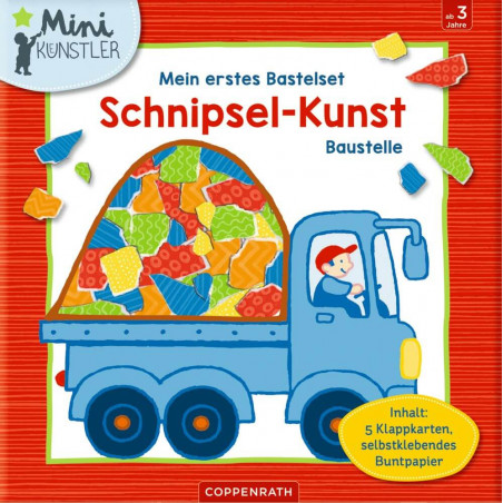 Mein 1. Bastelset: Schnipsel- Kunst-Baustelle