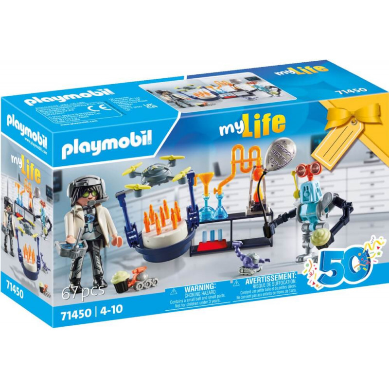 PLAYMOBIL 71450 Forscher mit Robotern