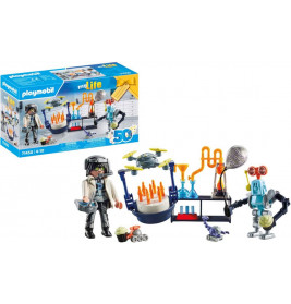 PLAYMOBIL 71450 Forscher mit Robotern