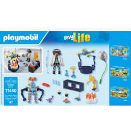 PLAYMOBIL 71450 Forscher mit Robotern