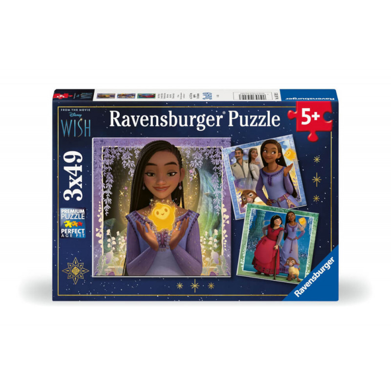 Puzzle Asha's Wunsch 3x49Teile