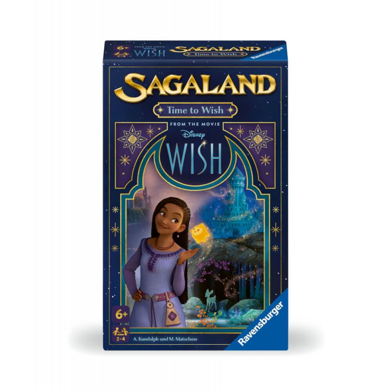 Spielbox Sagaland: Time to Wish mit Disneys Wish, darauf ein Mädchen mit leuchtendem Stern in der Hand.