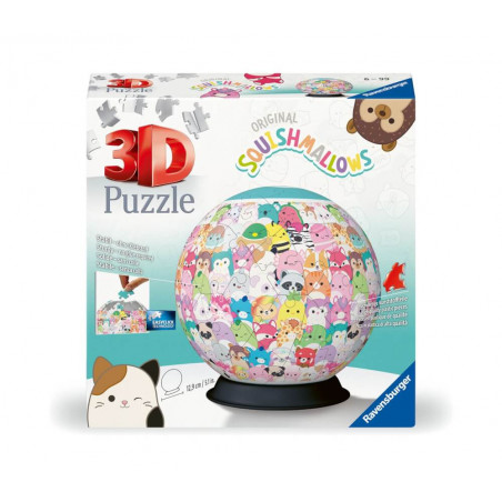 Ravensburger 3D Puzzle 11583 - Puzzle-Ball Squishmallows - Puzzleball aus dreidimensional geformten