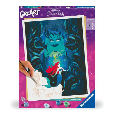 Ravensburger CreArt - Malen nach Zahlen 23732 - Ariel and Ursula - ab 14 Jahren