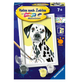 Ravensburger - Malen nach Zahlen 23755 - Niedlicher Hund - Kinder ab 7 Jahren