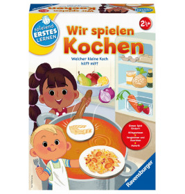 Ravensburger 24734 - Wir spielen Kochen - Lernspiel für Kinder ab 2,5 Jahren, Spielend Erstes Lernen