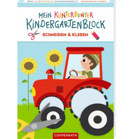 Mein k. Kindergartenblock: schneiden & kleben