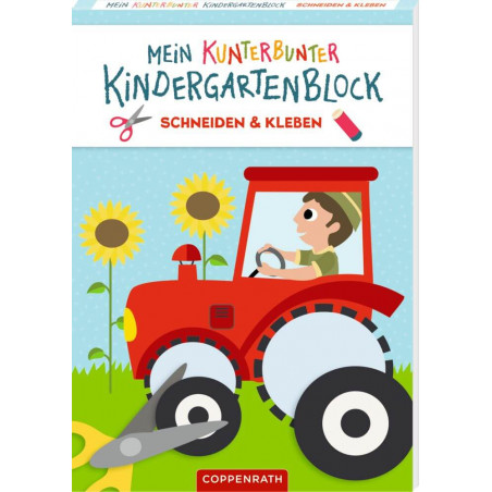 Mein k. Kindergartenblock: schneiden & kleben