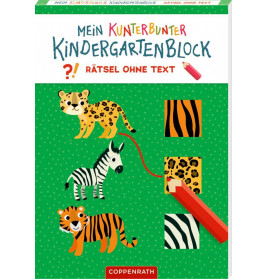 Mein k. Kindergartenblock: Rätsel ohne Text