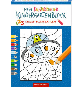 Mein k. Kindergartenblock: Malen nach Zahlen