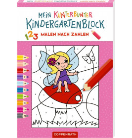 Mein k. Kindergartenblock: Mahlen nach Zahlen