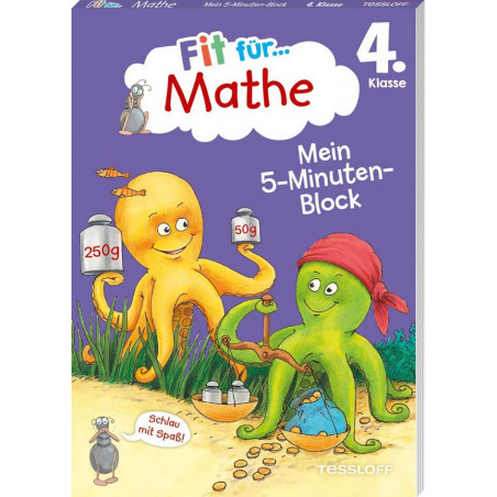 Fit für Mathe 4. Klasse. Mein 5-Minuten-Block