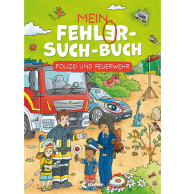 Mein Fehler-Such-Buch - Polize und Feuerwehr