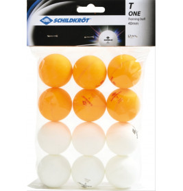 Donic-Schildkröt - TT-Ball, JADE 40+, weiß / orange