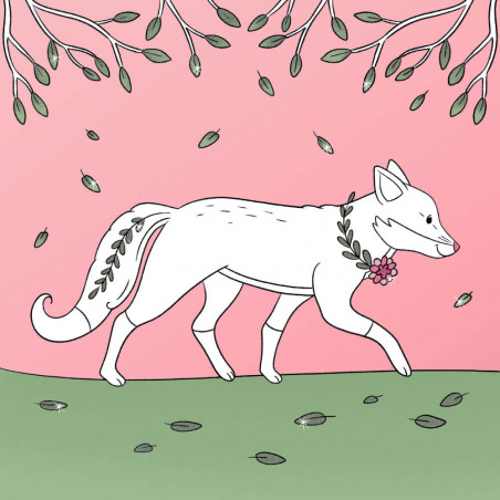 Glitzer-Malblock: Fantasy (100% selbst gemacht)