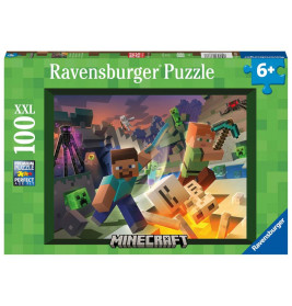 Ravenburger 13333 Puzzle Monster Minecraft 100 Teile XXL