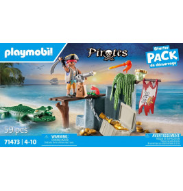 PLAYMOBIL 71473 Pirat mit Alligator