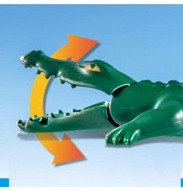 PLAYMOBIL 71473 Pirat mit Alligator