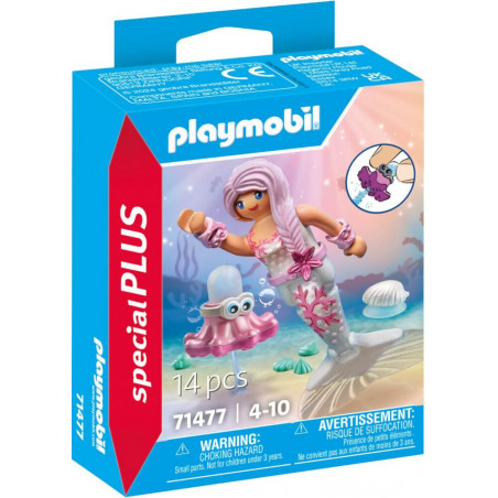 PLAYMOBIL 71477 Meerjungfrau mit Spritzkrake