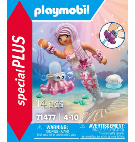 PLAYMOBIL 71477 Meerjungfrau mit Spritzkrake