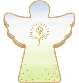 Holzengel mit Büchlein - Mein kl. Schutzengel, sortiert (1 Stück)