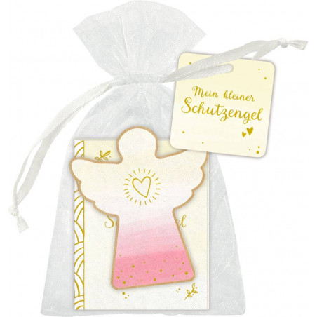 Holzengel mit Büchlein - Mein kl. Schutzengel, sortiert (1 Stück)