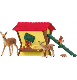 schleich® FARM WORLD 42658 Fütterung der Waldtiere