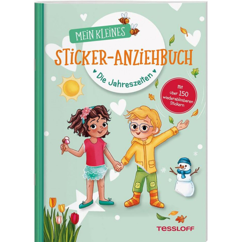 Mein kleines Sticker-Anziehbuch. Die Jahreszeiten