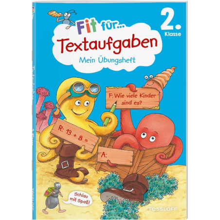 Fit für Textaufgaben 2. Klasse. Mein Übungsheft