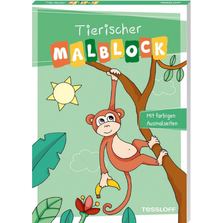 Tierischer Malblock