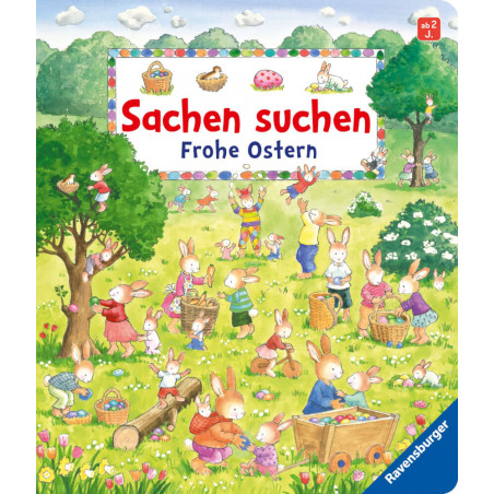 Ravenburger 43393 Sachen suchen: Frohe Ostern Pappbilderbuch über 5 Euro
