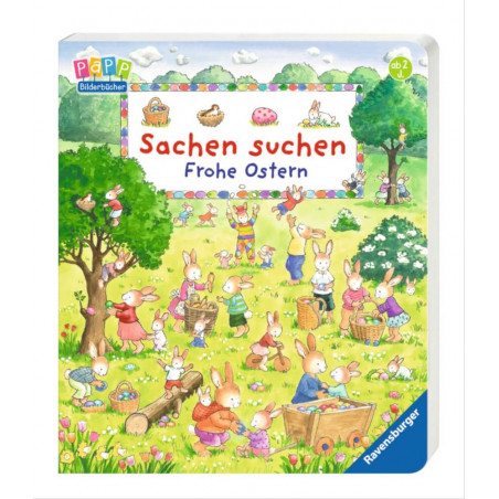 Ravenburger 43393 Sachen suchen: Frohe Ostern Pappbilderbuch über 5 Euro