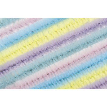 Chenilledraht 8mm50cm Pastell 10er