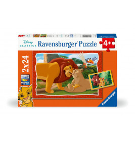 Puzzle Der König der Löwen 2x24 Teile