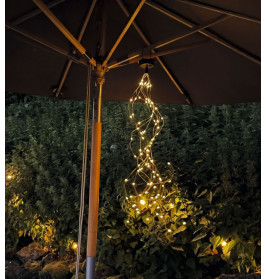 Blatt & Blüte Solar-Lichtregen