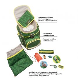 VAVOO Quin 6tlg Set grün verstellbarer Rücken